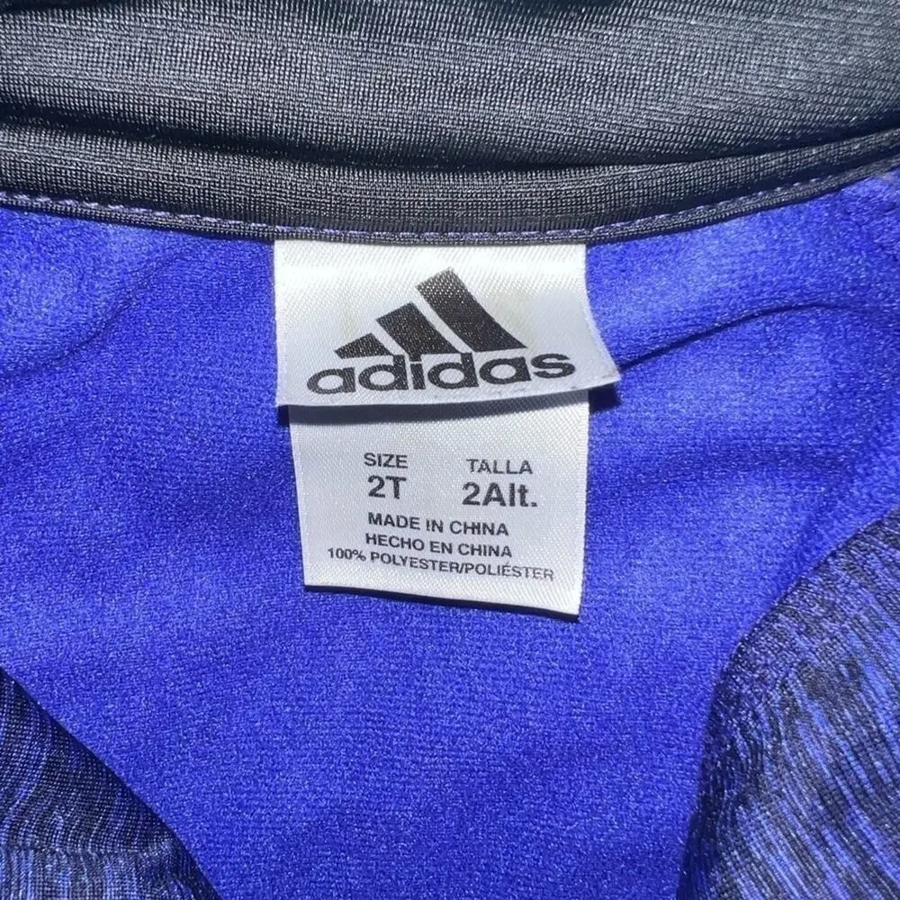 ADIDAS BOYS FULL ZIP JACKET SIZE 2T MINT